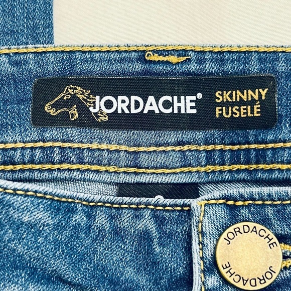 Jordache Modern Med Rise Light Wash Skinny, Stretch Denim Jeans Woman's Size 2 - Picture 11 of 15